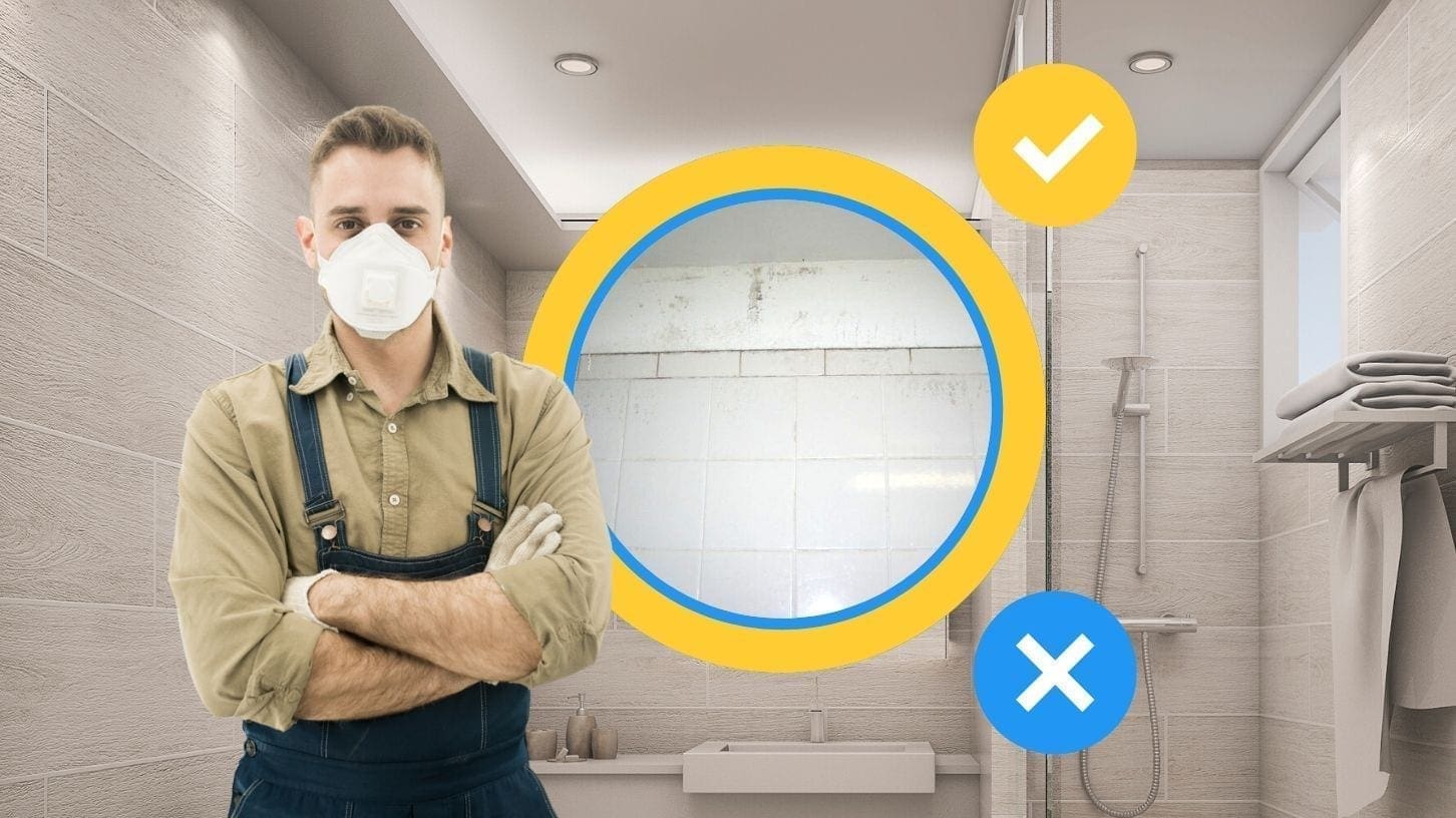 How To Clean Mold Off Bathroom Ceiling With Vinegar How To Home Tips
