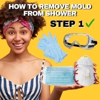 How to Remove Mold From Shower - How To Step 1 - Protect Yourself When Cleaning Mold